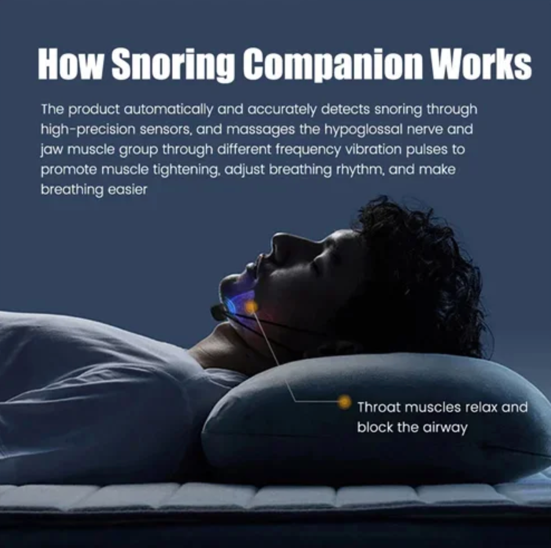 Smart Sleep Aid Chin Device For Better Sleep