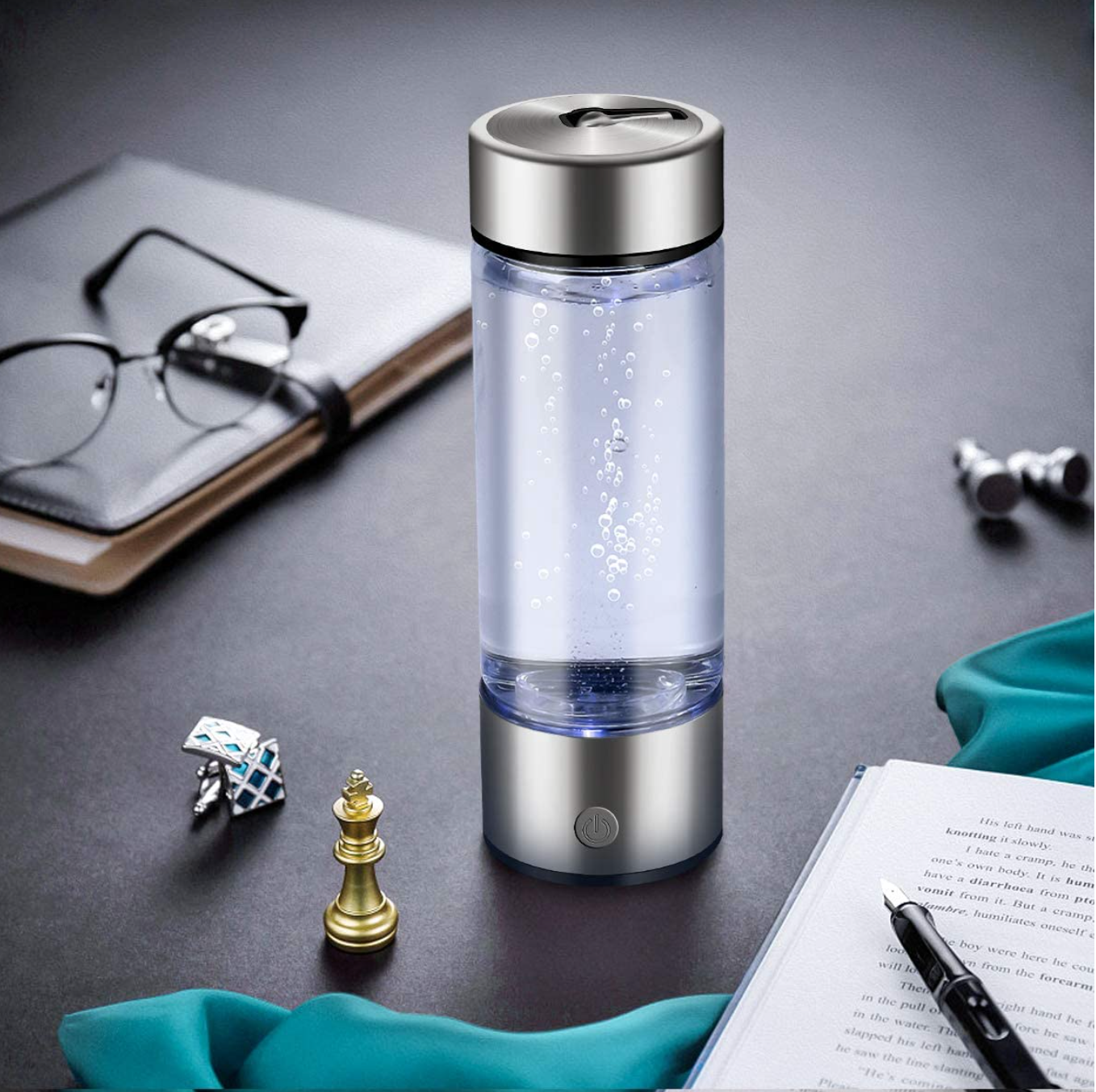 Rechargeable Hydrogen Water Bottle, Portable Water Lonizer