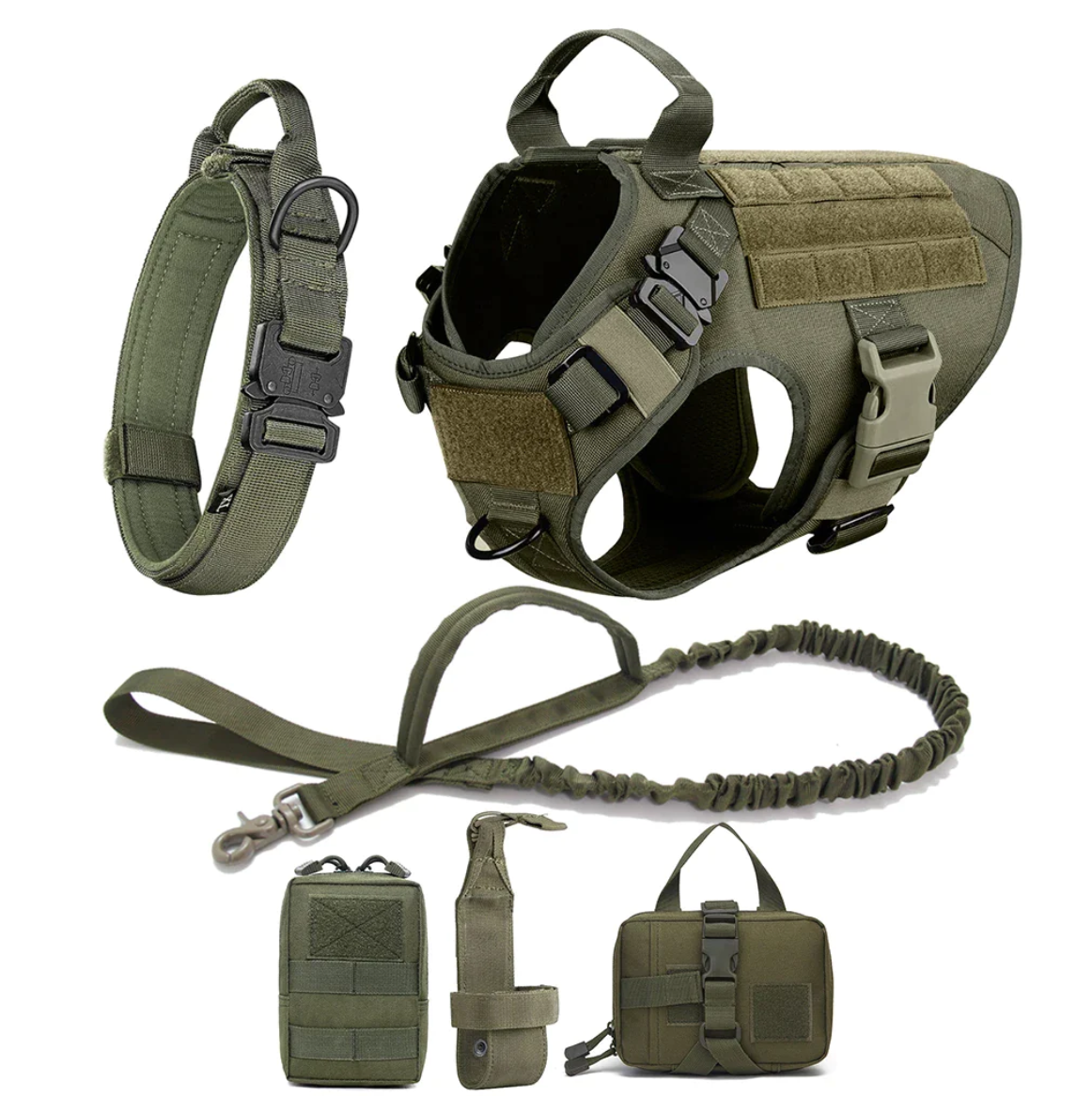 Hunting Training, Walking, Hiking, Tactical Dog Harness, No-Pull Vest