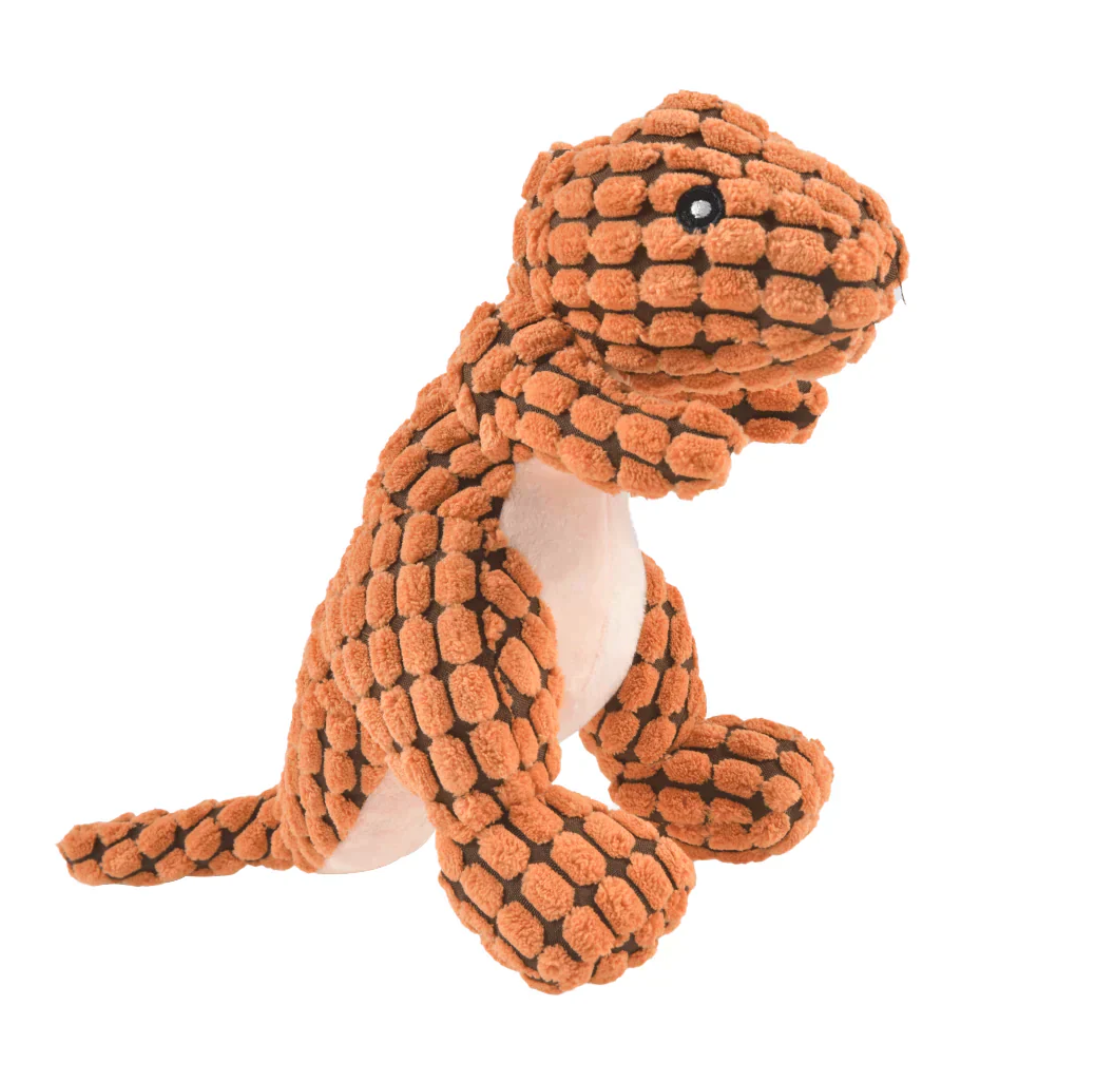 Indestructible Robust Dino Dog Toy