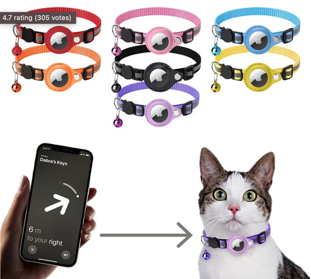 AirTag Cat Tracking Collar - GPS Finder & Anti-Lost