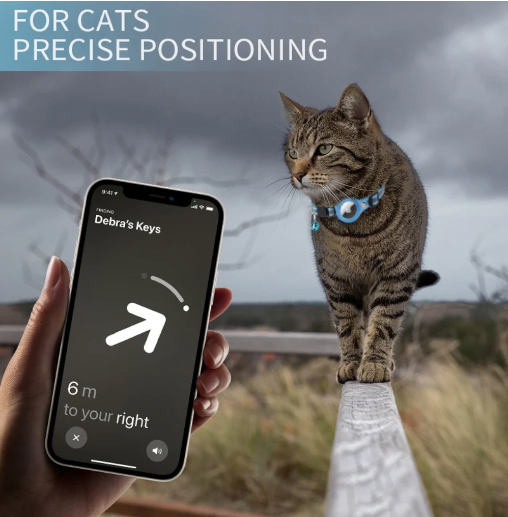 AirTag Cat Tracking Collar - GPS Finder & Anti-Lost