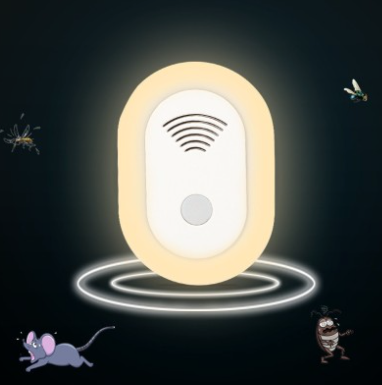 Ultrasonic Mosquito Repellent with Night Light