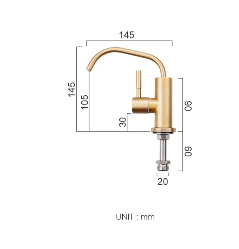 Stainless Steel Kitchen Direct Drinking Water Filter Sink Faucet Single Handle Water Purifier Water Filter Tap Reverse Osmosis