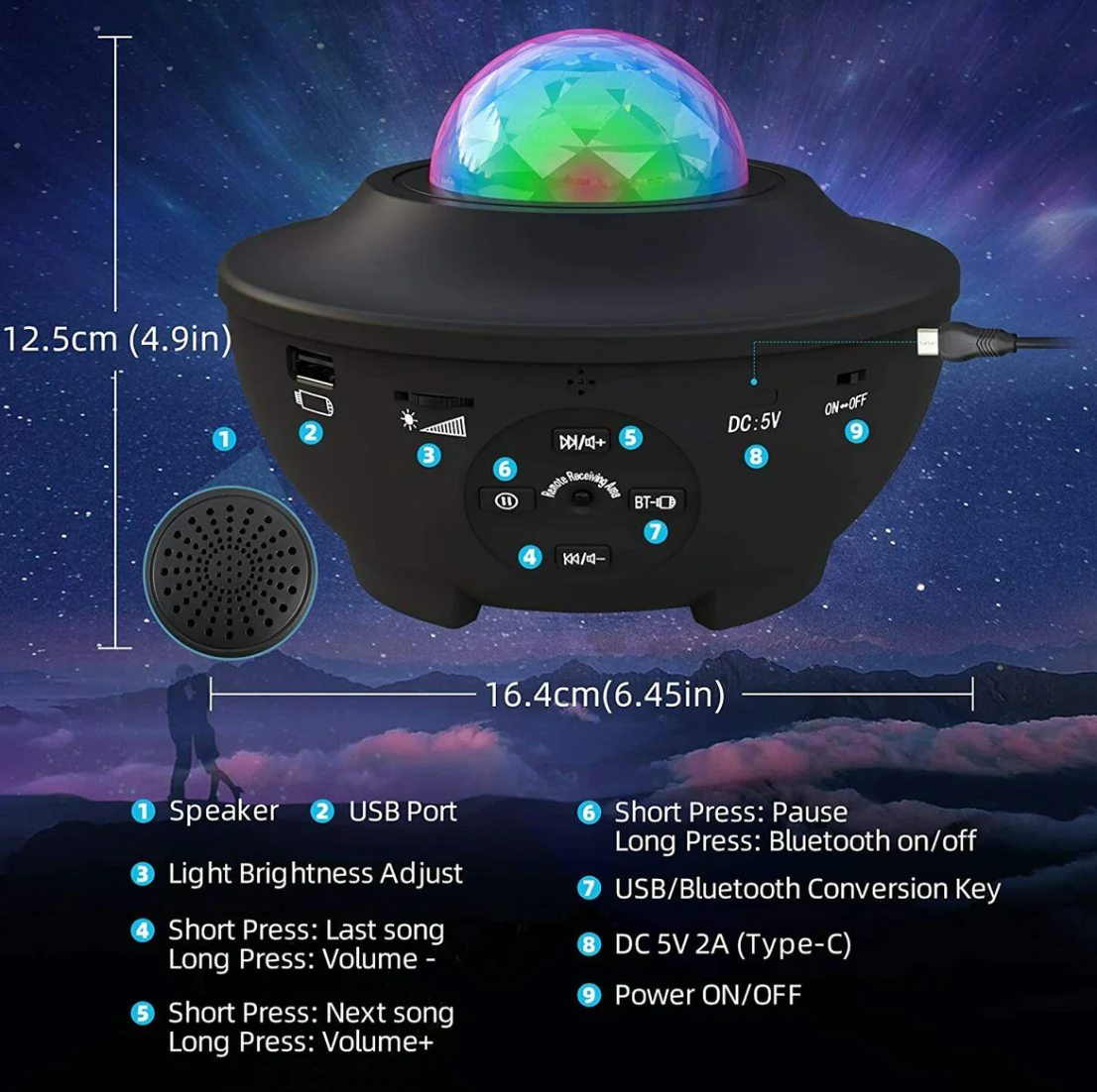 GalaxyStarLight Projector