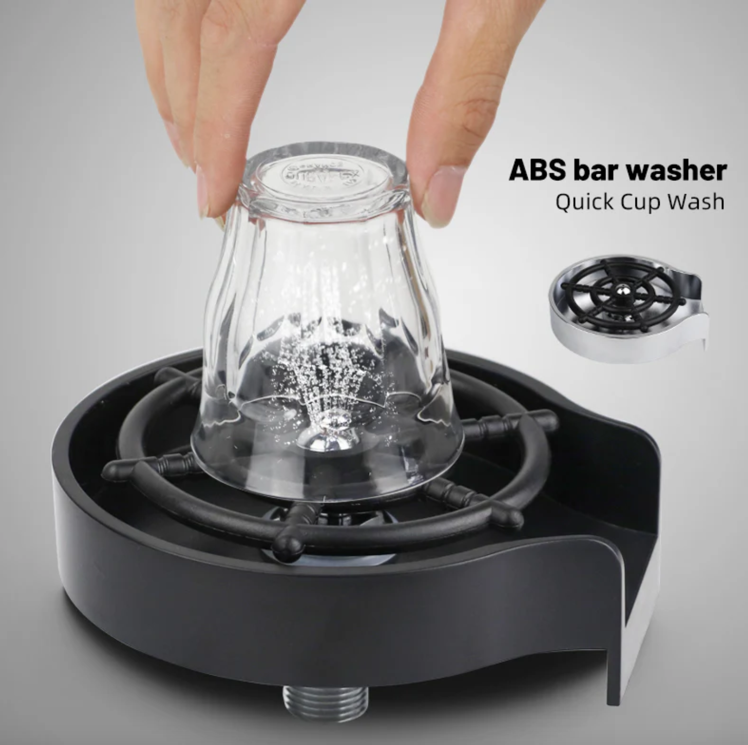 Kitchen Sink And Bar Counter Cup Washer