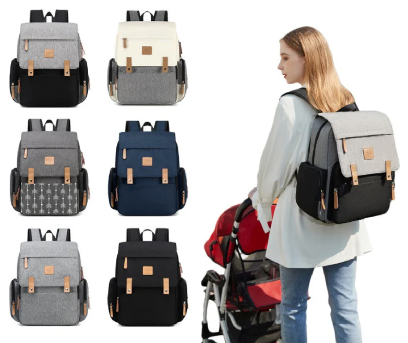 Large Capacity Mommy Backpack