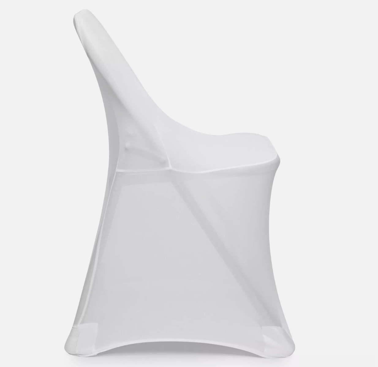 White/Black Spandex Folding Chair Cover Wedding Party in 10/30/50/100 pcs