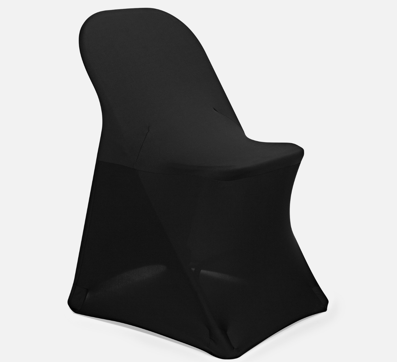 White/Black Spandex Folding Chair Cover Wedding Party in 10/30/50/100 pcs