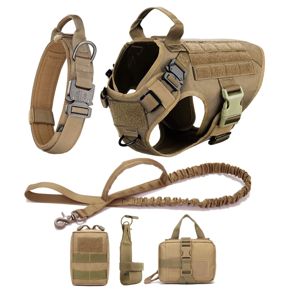 Hunting Training, Walking, Hiking, Tactical Dog Harness, No-Pull Vest