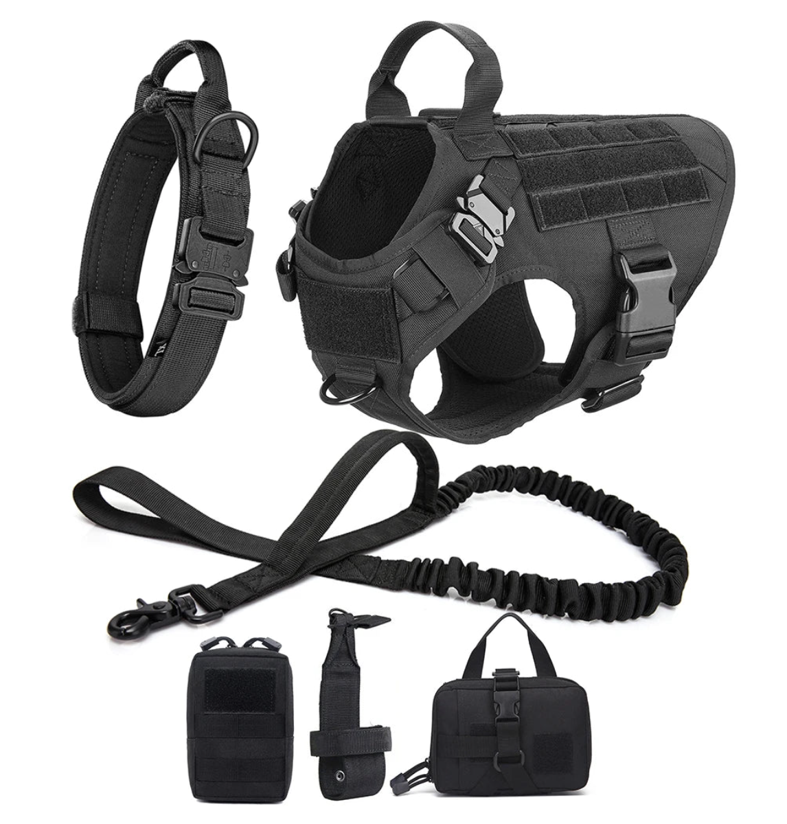 Hunting Training, Walking, Hiking, Tactical Dog Harness, No-Pull Vest