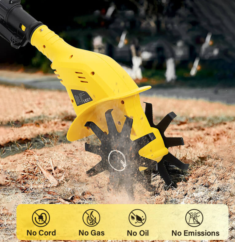 Cordless Tiller Electric Cultivator
