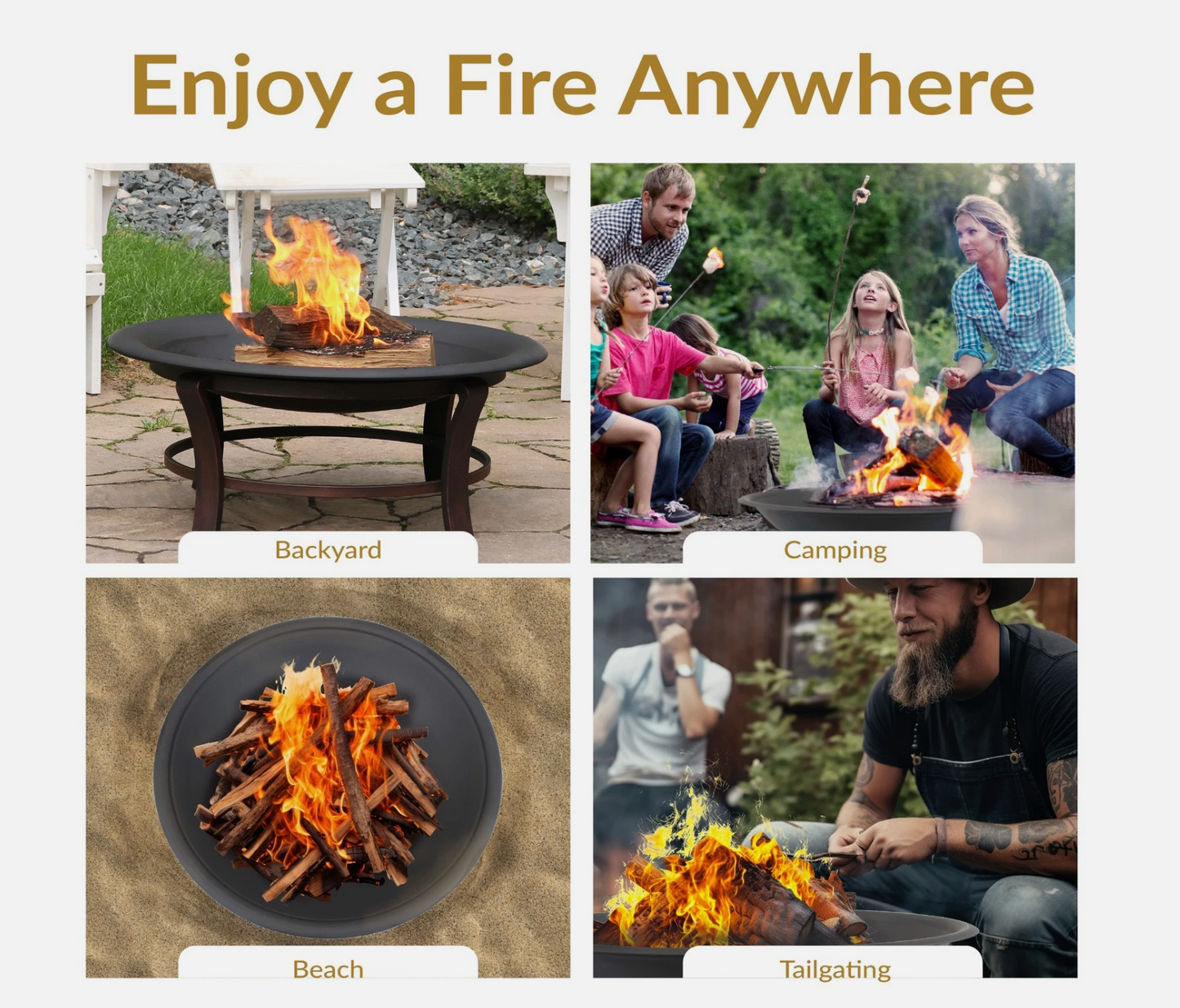 Classic Elegance Steel Replacement Fire Pit Bowl