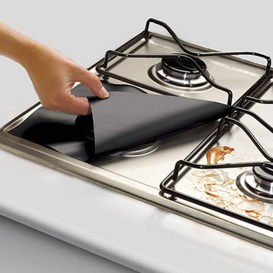 Stove Top Protectors – Nonstick Heavy Duty Reusable Gas Burner Liners