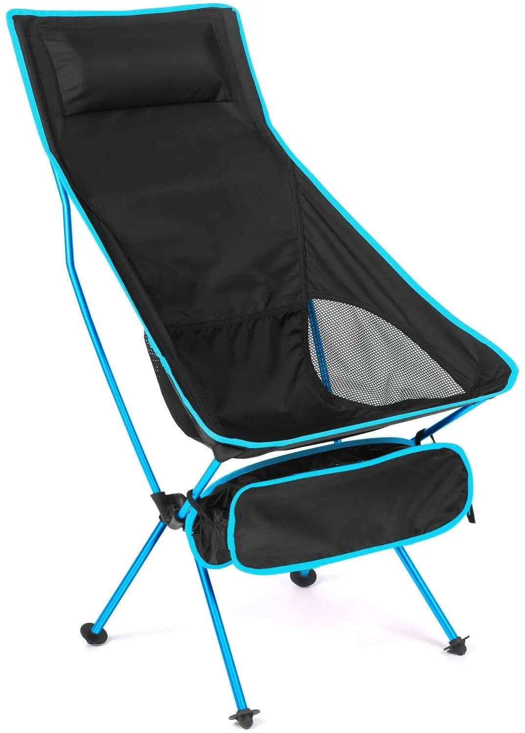Portable Folding Camping Chair - Oxford Cloth Seat for Fishing, BBQ, Picnic, Beach or Festival Outdoor Adventures
