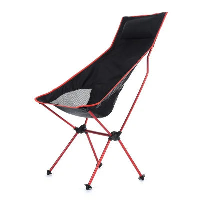 Portable Folding Camping Chair - Oxford Cloth Seat for Fishing, BBQ, Picnic, Beach or Festival Outdoor Adventures