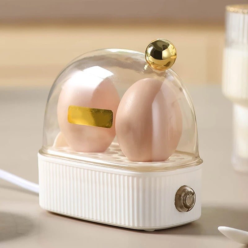 Automatic Power Off Rapid Egg Cooker - Quick Heating Mini Egg Cooker, Portable Household Egg Boiler For Dormitory, Home, Awning And Campsite