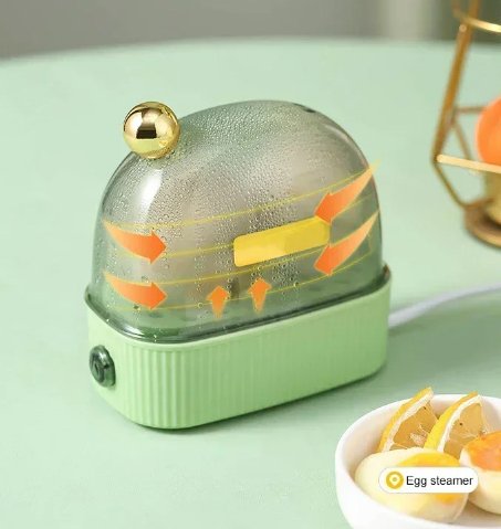 Automatic Power Off Rapid Egg Cooker - Quick Heating Mini Egg Cooker, Portable Household Egg Boiler For Dormitory, Home, Awning And Campsite