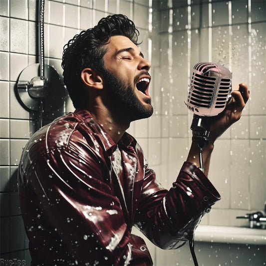 Microphone Shaped Shower Head  A Fun & Unique Bathroom Accessory for Music Lovers