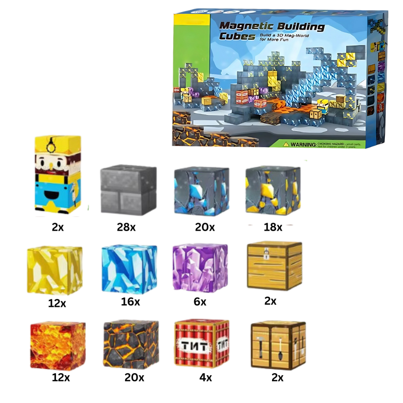 Educational Magnetic Minecraft Blocks