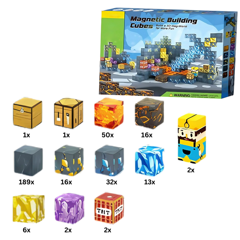 Educational Magnetic Minecraft Blocks