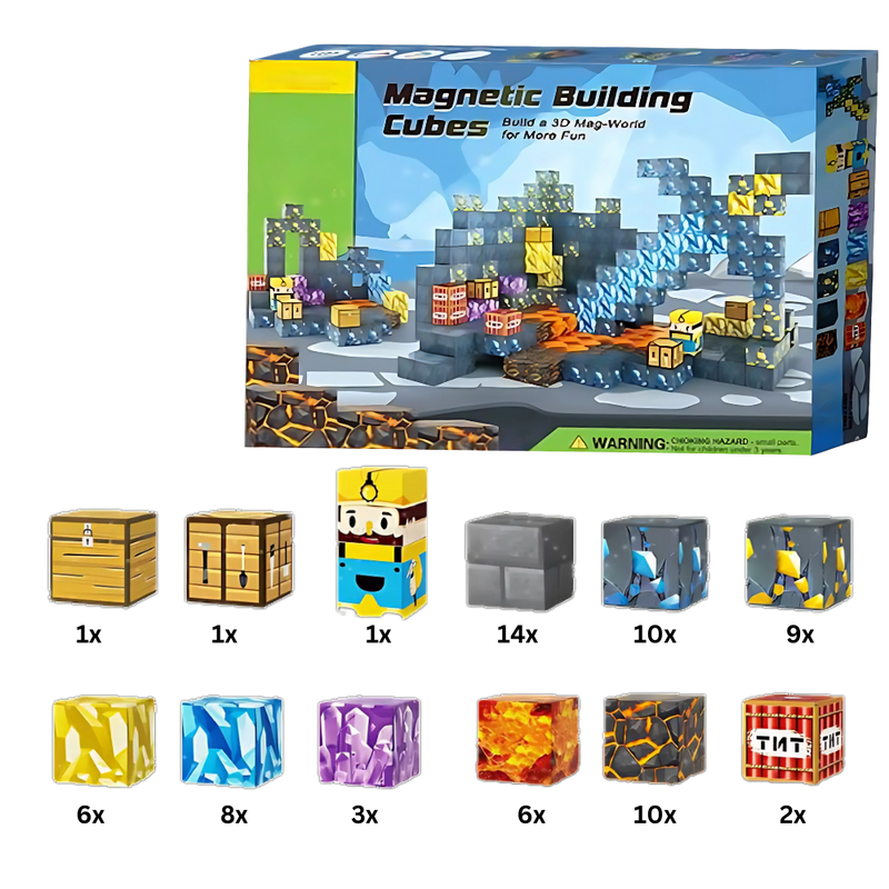 Educational Magnetic Minecraft Blocks