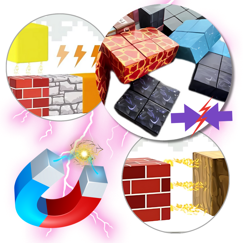 Educational Magnetic Minecraft Blocks