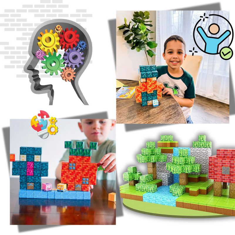 Educational Magnetic Minecraft Blocks