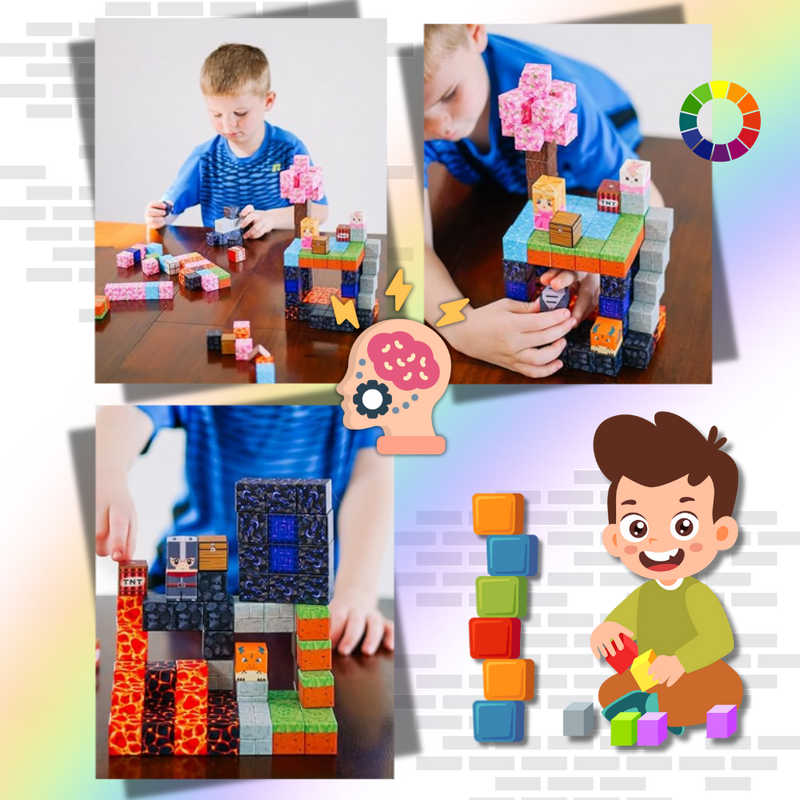 Educational Magnetic Minecraft Blocks
