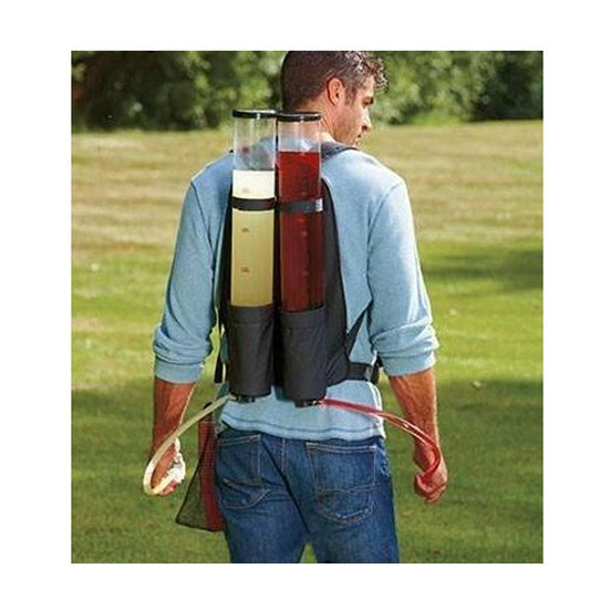 Plum Wheat Portable Backpack Dispenser – 6L Dual Shot Beverage Companion for Beer