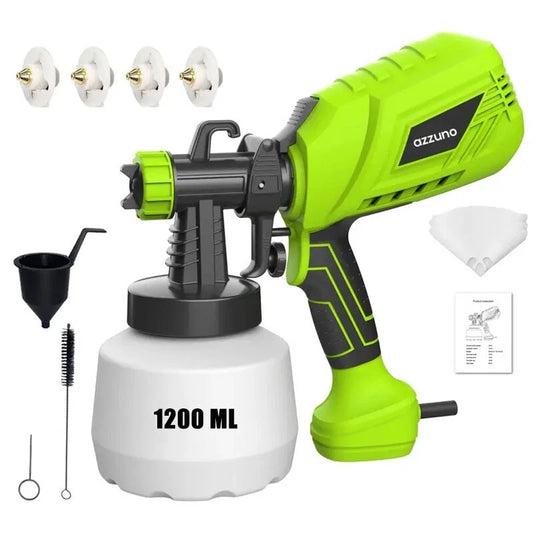 High Pressure Paint Sprayer 1200ML HVLP Power Electric Spray Gun DIY Works