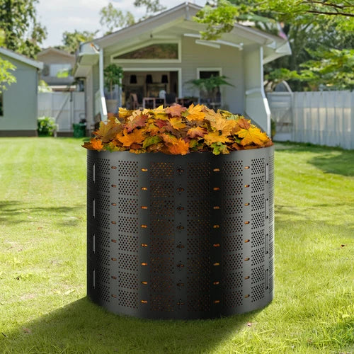 Garden Compost Bin 220 Gal/1000 L Outdoor Compost Bin Easy to Setup