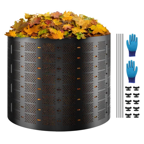 Garden Compost Bin 220 Gal/1000 L Outdoor Compost Bin Easy to Setup