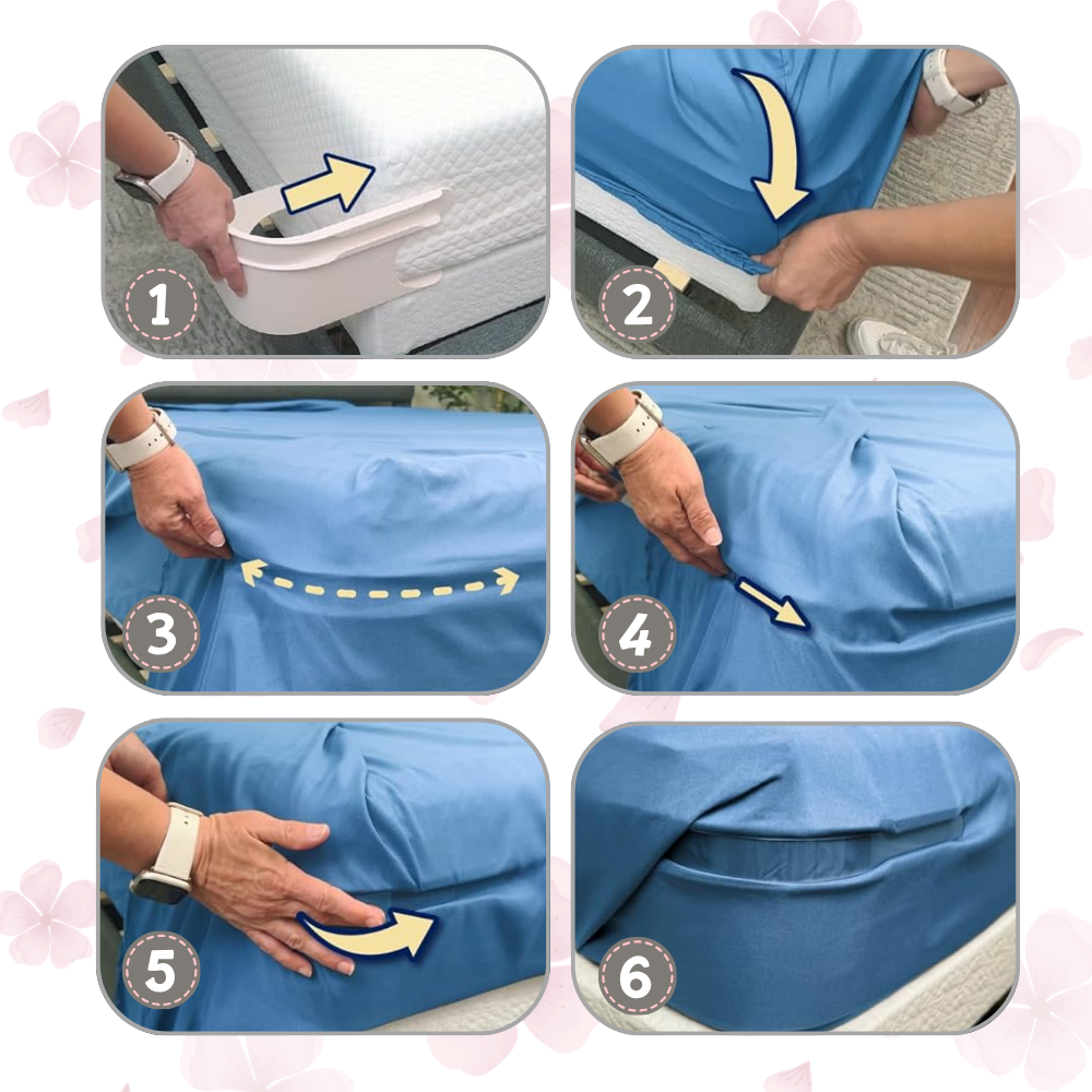 Discreet Secure Hold Bed Sheet Clip