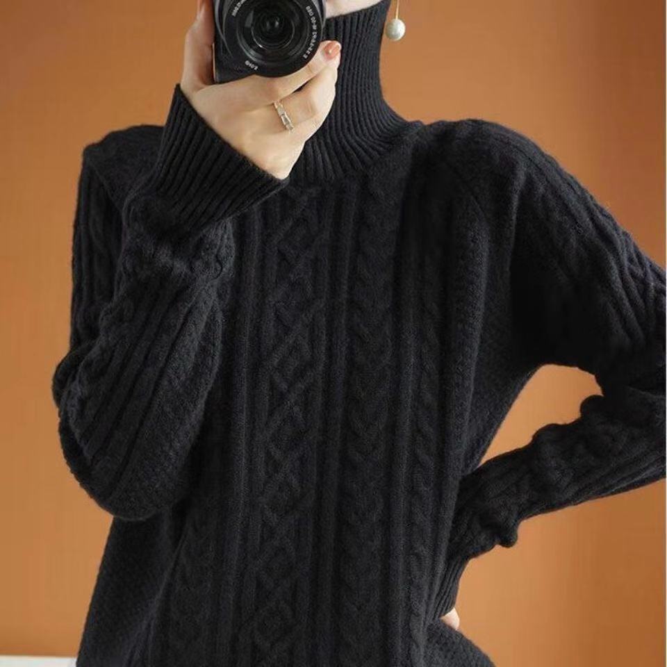 Knitted cashmere turtleneck | Zersly™