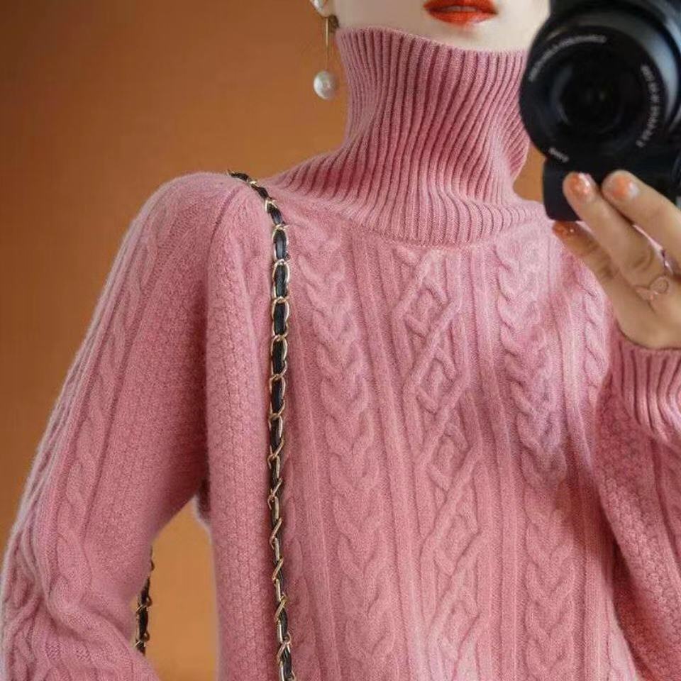 Knitted cashmere turtleneck | Zersly™