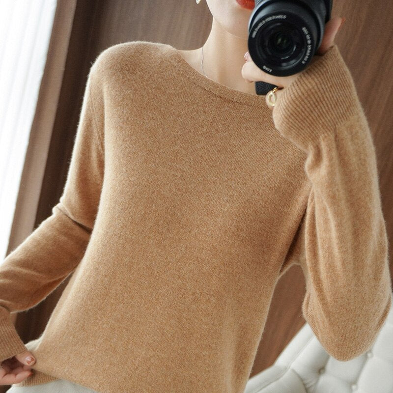 Cashmere round neck | Zersly™