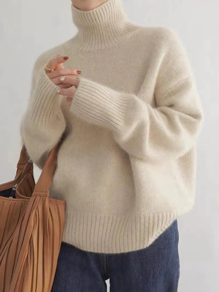 Linea Cashmere Roll Neck Sweater