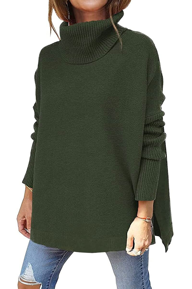 Loose cashmere turtleneck | Zersly™