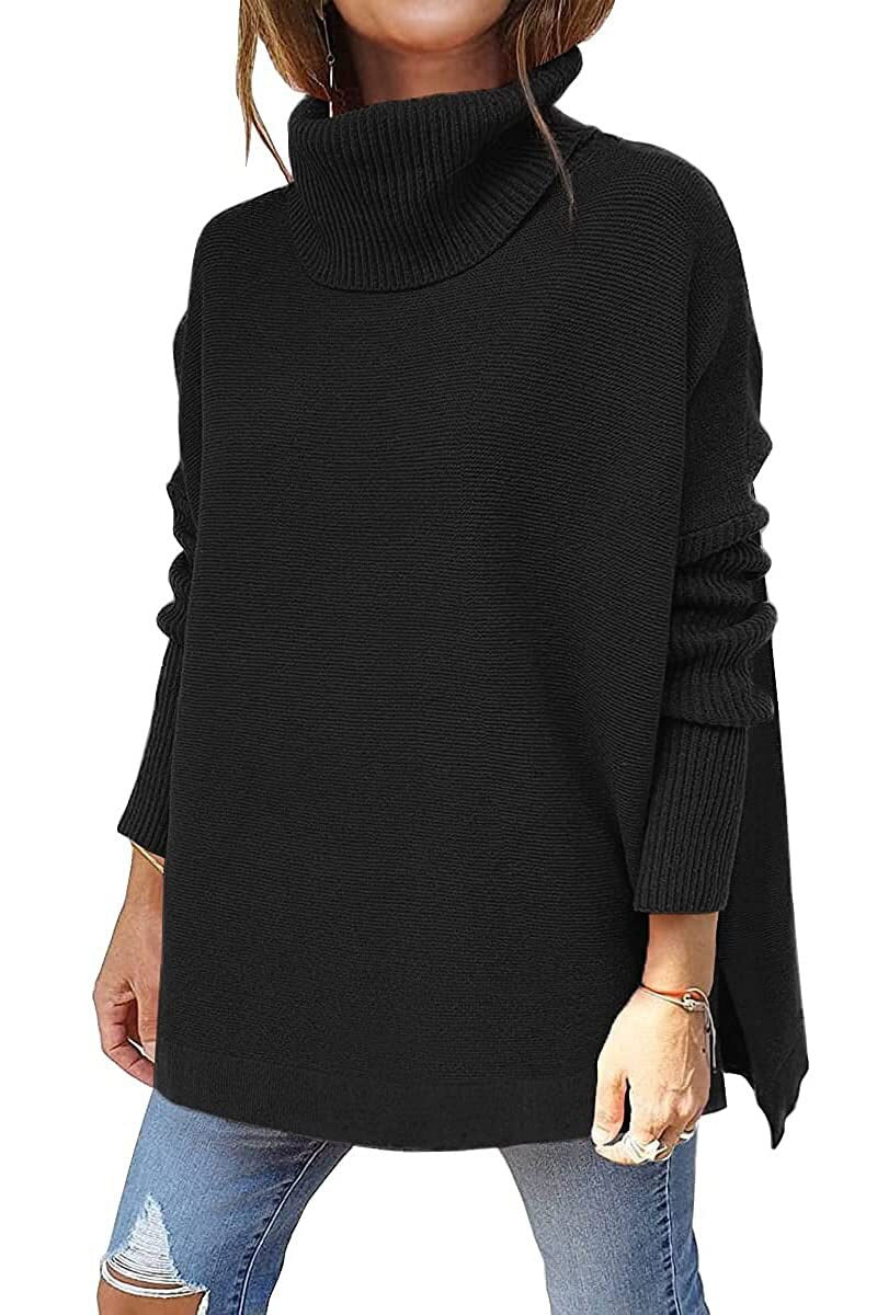 Loose cashmere turtleneck | Zersly™