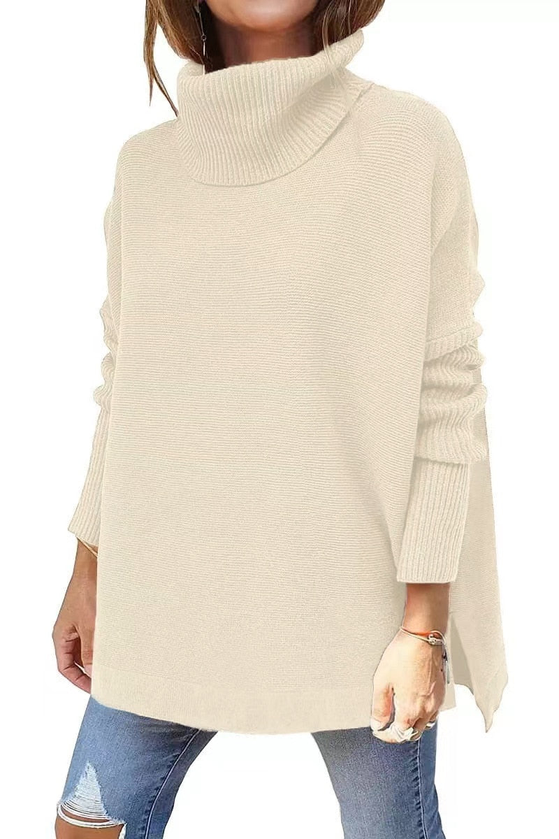 Loose cashmere turtleneck | Zersly™