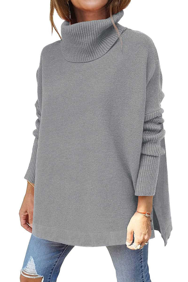 Loose cashmere turtleneck | Zersly™