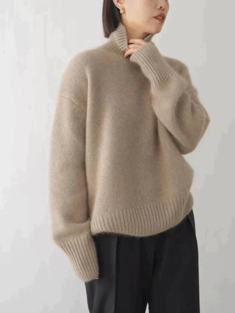 Linea Cashmere Roll Neck Sweater