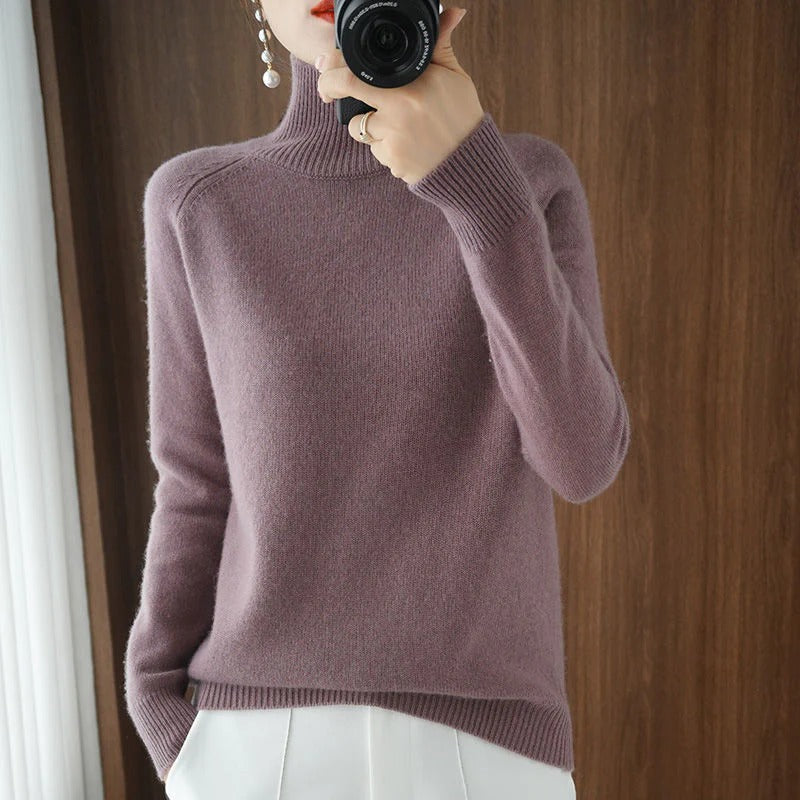 Cashmere turtleneck  | Zersly ™